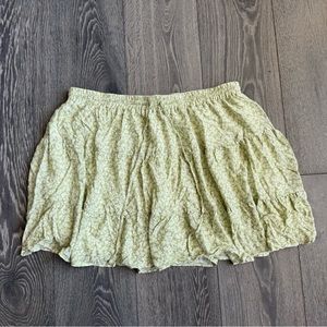 Arula Floral Skirt in Green Size C